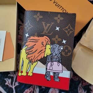 Hot Monogram Fashion Animal Print Wallet Passport